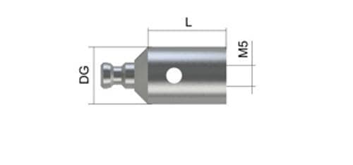 Rotary piece, with cone adapter, long product photo