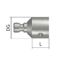 Rotary piece with cone adapter product photo