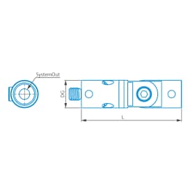 Rotating Knuckle joint, M5, 11 mm product photo