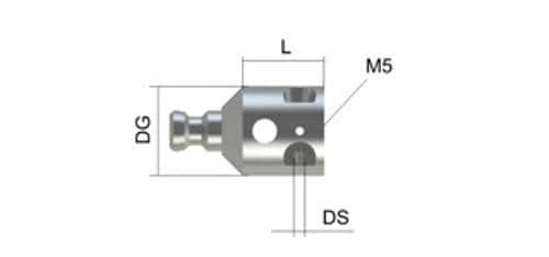 Star element with cone adapter, 4 X DS 1  product photo