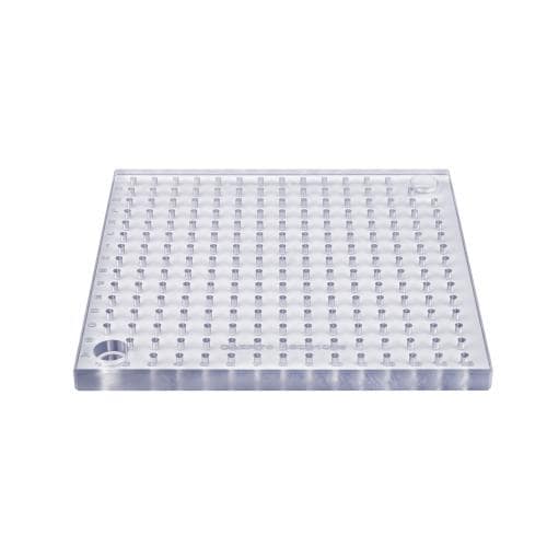 CMK grid plate 240x240x15, Acrylic glass product photo