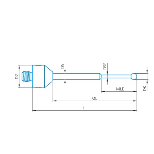 Stylus stepped M5, DK0.6 L15 product photo Front View L