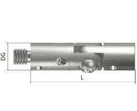 Rotating knuckle joint,  M3 XXT product photo