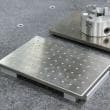 THETA 32 pallet, M6 25x25 grid, Aluminum product photo Back View S