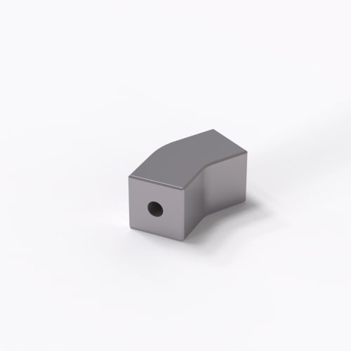 Angle piece, M5 product photo Back View L