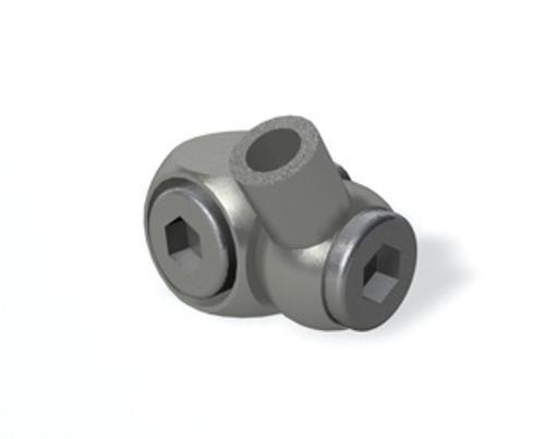 Offset rotating knuckle joint,  M3 product photo Back View L