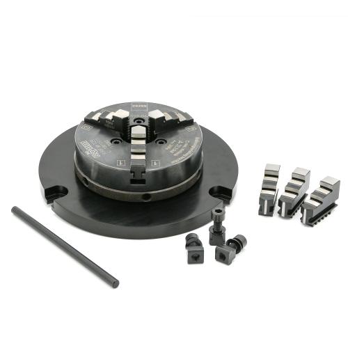 OmniFix Three-jaw ring chucks for rotary table applications Ø125 mm product photo Front View L