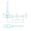 1/2-star stylus 90&deg; M3 XXT, DK3 L40 product photo